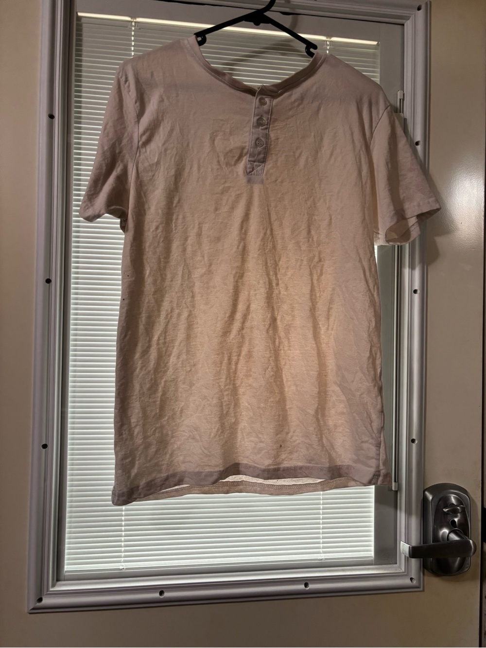 ✨5/$10 Urban Heritage Men's Short-Sleeve Henley in White